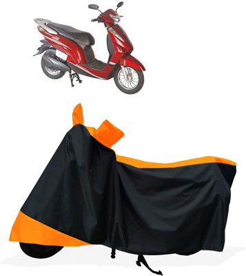 Tricway Two Wheeler Cover for Avon(E Scoot, Orange)