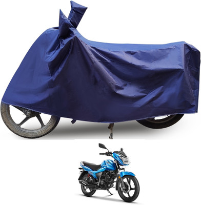 Euro Care Waterproof Two Wheeler Cover for TVS(Victor GLX, Blue)
