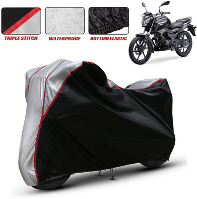 brandroofz Waterproof Two Wheeler Cover for TVS(Raider, Black, Silver)