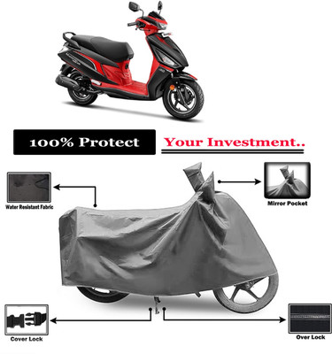 Amexride Two Wheeler Cover for Hero(MotoCorp Maestro Edge 125, Grey)