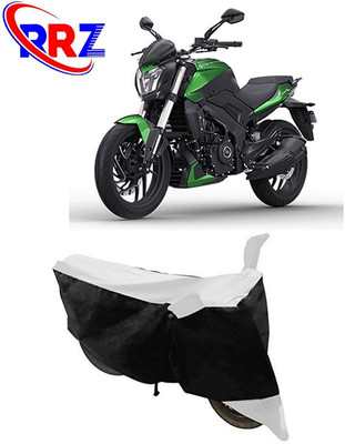 RRZ Waterproof Two Wheeler Cover for Bajaj(Dominar 400, Black, White)