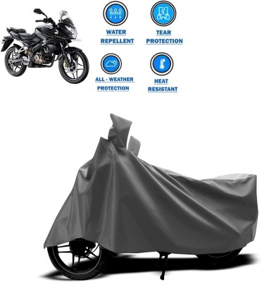 DeepShakshi AUTOMOTIVE Two Wheeler Cover for Bajaj(Pulsar AS 150, Grey)