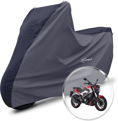 Neodrift Two Wheeler Cover for Bajaj(Dominar 250, Black, Grey)