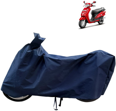 Horseyaart Waterproof Two Wheeler Cover for Hero(Duet VX 110CC BS6, Blue)