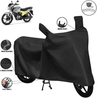 MADAFIYA Waterproof Two Wheeler Cover for Hero(Glamour Blaze, Black)