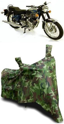 ATBROTHERS Waterproof Two Wheeler Cover for Royal Enfield(Machismo 500, Multicolor, Green)