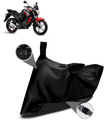 DeepShakshi AUTOMOTIVE Two Wheeler Cover for Yamaha(FZS 25, Black)