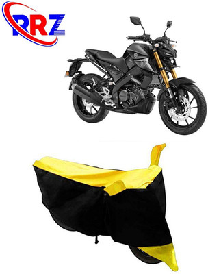 RRZ Waterproof Two Wheeler Cover for Yamaha(MT-15, Black, Yellow)