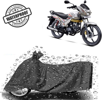 ROYAL AUTO MART Waterproof Two Wheeler Cover for Mahindra(Centuro, Grey)