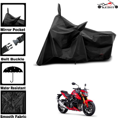 KEDIT Two Wheeler Cover for Universal For Bike(GSX-S750, Black)
