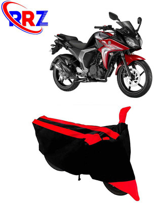 RRZ Waterproof Two Wheeler Cover for Yamaha(Fazer, Black, Red)