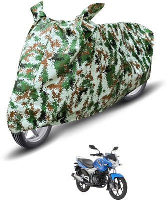 Auto Hub Waterproof Two Wheeler Cover for Bajaj(Discover 125 DTS-i, Green)