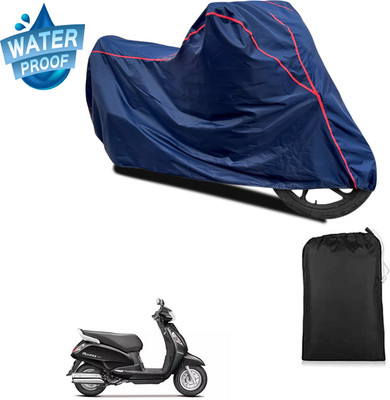 PAGORA Waterproof Two Wheeler Cover for Suzuki(Access 125, Blue)