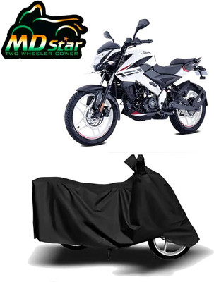 Mdstar Waterproof Two Wheeler Cover for Bajaj(Pulsar NS 160, Black)