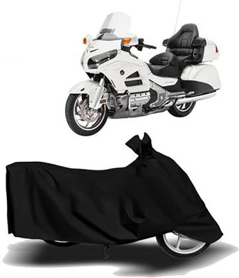 MWBB Waterproof Two Wheeler Cover for Honda(Gold Wing GL1800, Black)