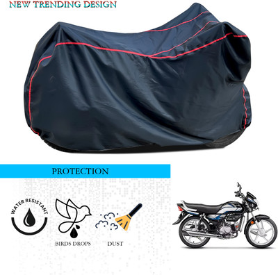 ANTHUB Waterproof Two Wheeler Cover for Hero(HF Deluxe, Black)