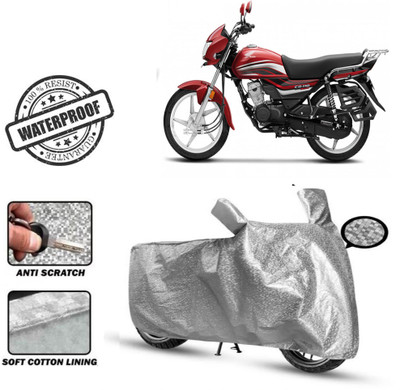 Autoinnovation Waterproof Two Wheeler Cover for Honda(CD 110 Dream, Silver)