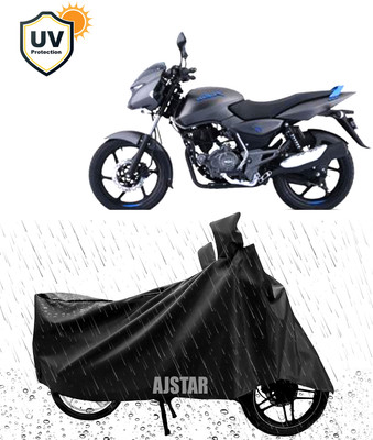 AJSTAR Waterproof Two Wheeler Cover for Bajaj(Pulsar 125, Black)