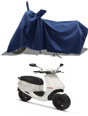 Matt Moon Two Wheeler Cover for Ola(SS, Blue)