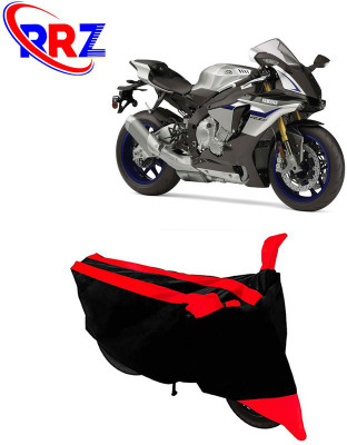 RRZ Waterproof Two Wheeler Cover for Yamaha(YZF R1M, Black, Red)