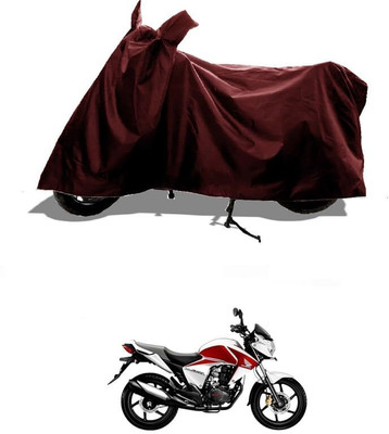 AASHTIK MART Two Wheeler Cover for Honda(Dazzler, Maroon)