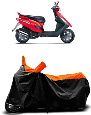 VESMEI Two Wheeler Cover for Bajaj(Kristal, Orange)