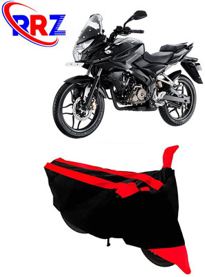 RRZ Waterproof Two Wheeler Cover for Bajaj(Pulsar AS 150, Black, Red)
