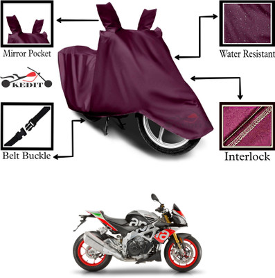 AASHTIK MART Two Wheeler Cover for Aprilia(Tuono 150, Maroon)