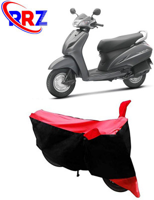 RRZ Waterproof Two Wheeler Cover for Honda(Activa 3G, Black, Red)