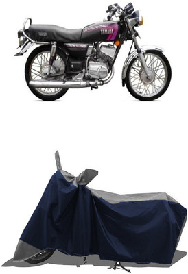 SUGASHRI Waterproof Two Wheeler Cover for Yamaha(RXG, Grey, Blue)