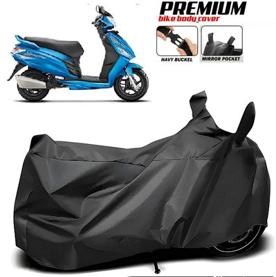 smwzxyu Waterproof Two Wheeler Cover for Hero(Black)