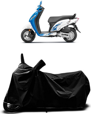 MMSSTAR Waterproof Two Wheeler Cover for Honda(Activa i, Black)