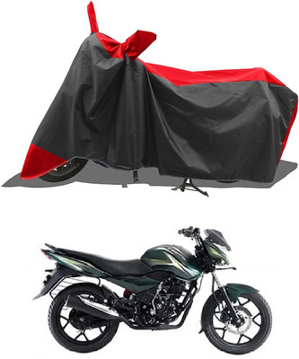 KEDIT Two Wheeler Cover for Bajaj(Discover 150 f, Red)