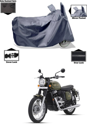 CODOKI Waterproof Two Wheeler Cover for JAWA(Forty Two, Grey)
