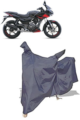 Amexride Two Wheeler Cover for Bajaj(Pulsar 220F, Grey)