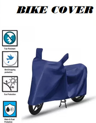 AXLOZ Two Wheeler Cover for Honda(CB Trigger, Blue)