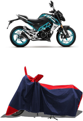 SUGASHRI Waterproof Two Wheeler Cover for CFMoto(150NK BS6, Red, Blue)