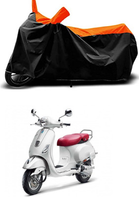 VESMEI Two Wheeler Cover for Vespa(Elegante 150, Orange)