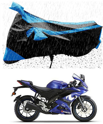 Furious3D Two Wheeler Cover for Yamaha(Monster, Blue, Black)