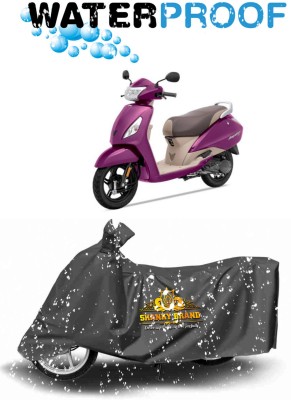 ShankyBrand Waterproof Two Wheeler Cover for TVS(Jupiter, Grey)