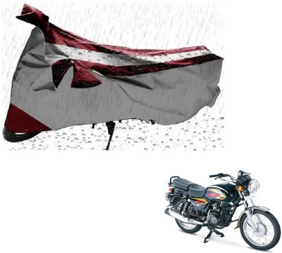 MISSION COLLECTION Waterproof Two Wheeler Cover for TVS(Max 4R, Silver)