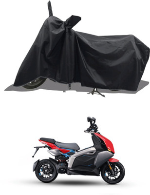 MMSSTAR Waterproof Two Wheeler Cover for TVS(Electric Scooter, Black)