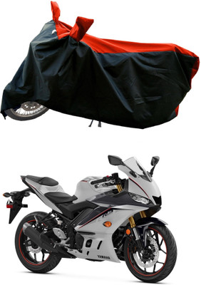 DeepShakshi AUTOMOTIVE Waterproof Two Wheeler Cover for Yamaha(YZF R3, Red)
