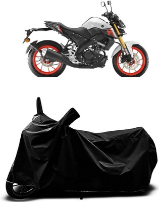 OliverX Waterproof Two Wheeler Cover for Yamaha(MT-15 BS6, Black)