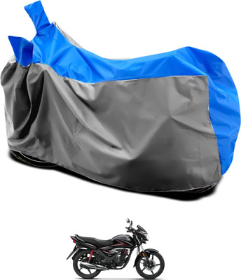 GOSHIV-car and bike accessories Waterproof Two Wheeler Cover for Honda(CB Shine, Grey, Blue)