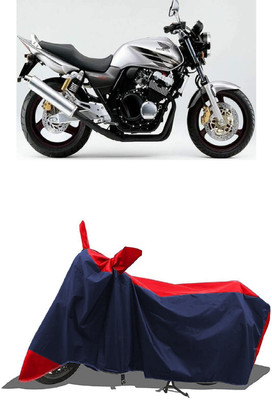 SUGASHRI Waterproof Two Wheeler Cover for Honda(CB 400, Red, Blue)