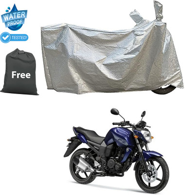 CODOKI Waterproof Two Wheeler Cover for Yamaha(FZ-FI BS6, Silver)