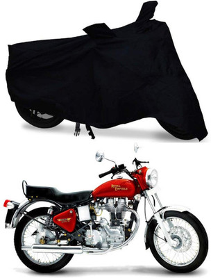 DeepShakshi AUTOMOTIVE Waterproof Two Wheeler Cover for Royal Enfield(Electra 5S, Black)
