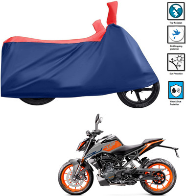 PAGORA Waterproof Two Wheeler Cover for KTM(200 Duke BS6, Red)