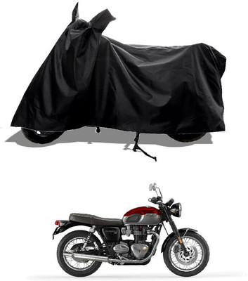 GROFATIK Two Wheeler Cover for Triumph(Bonneville T120 Black BS6, Black)